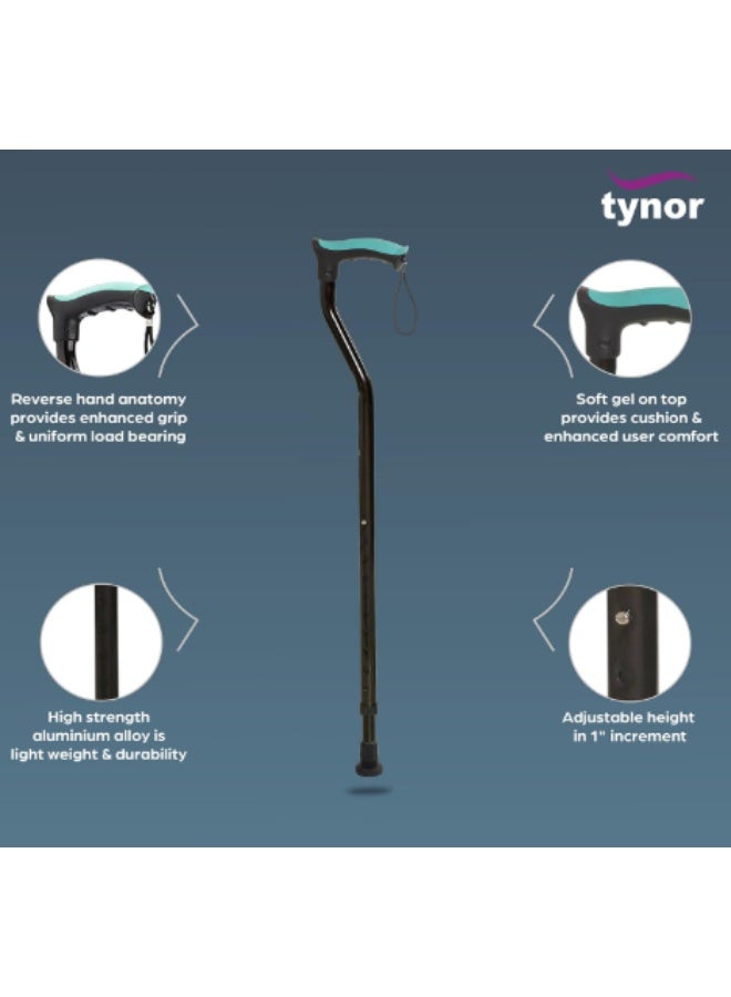 Tynor Walking Stick L 07 (SILVER) - Image 3